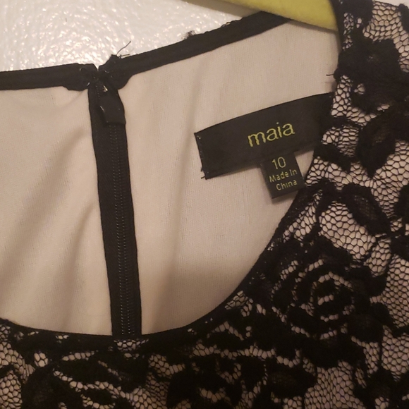 Maia black lace bodycon dress 10 NWT - Picture 3 of 3